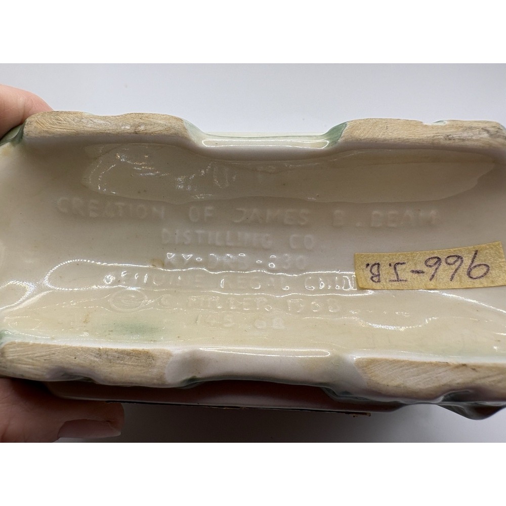 1968 Jim Beam San Francisco Cable Car Decanter Regal China Tax Seal Vintage - Picture 6 of 6